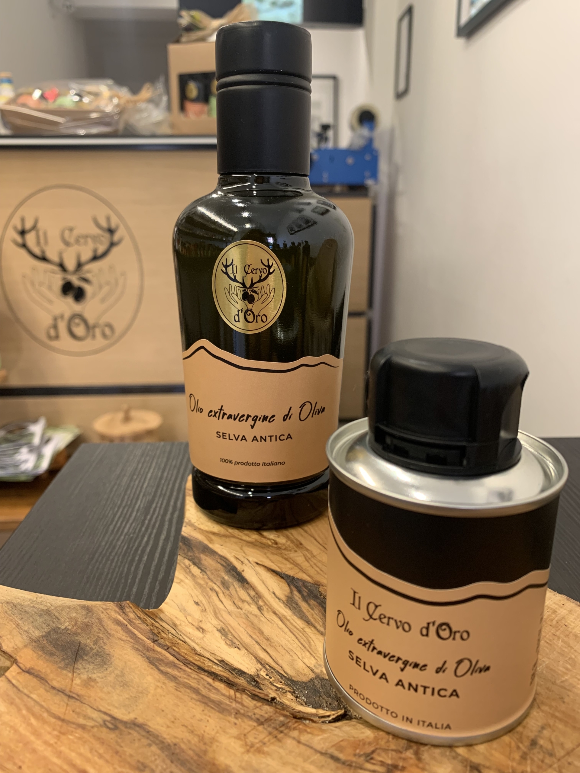 Il Cervo D'Oro Olio Extravergine d’oliva di categoria superiore “Selva Antica”