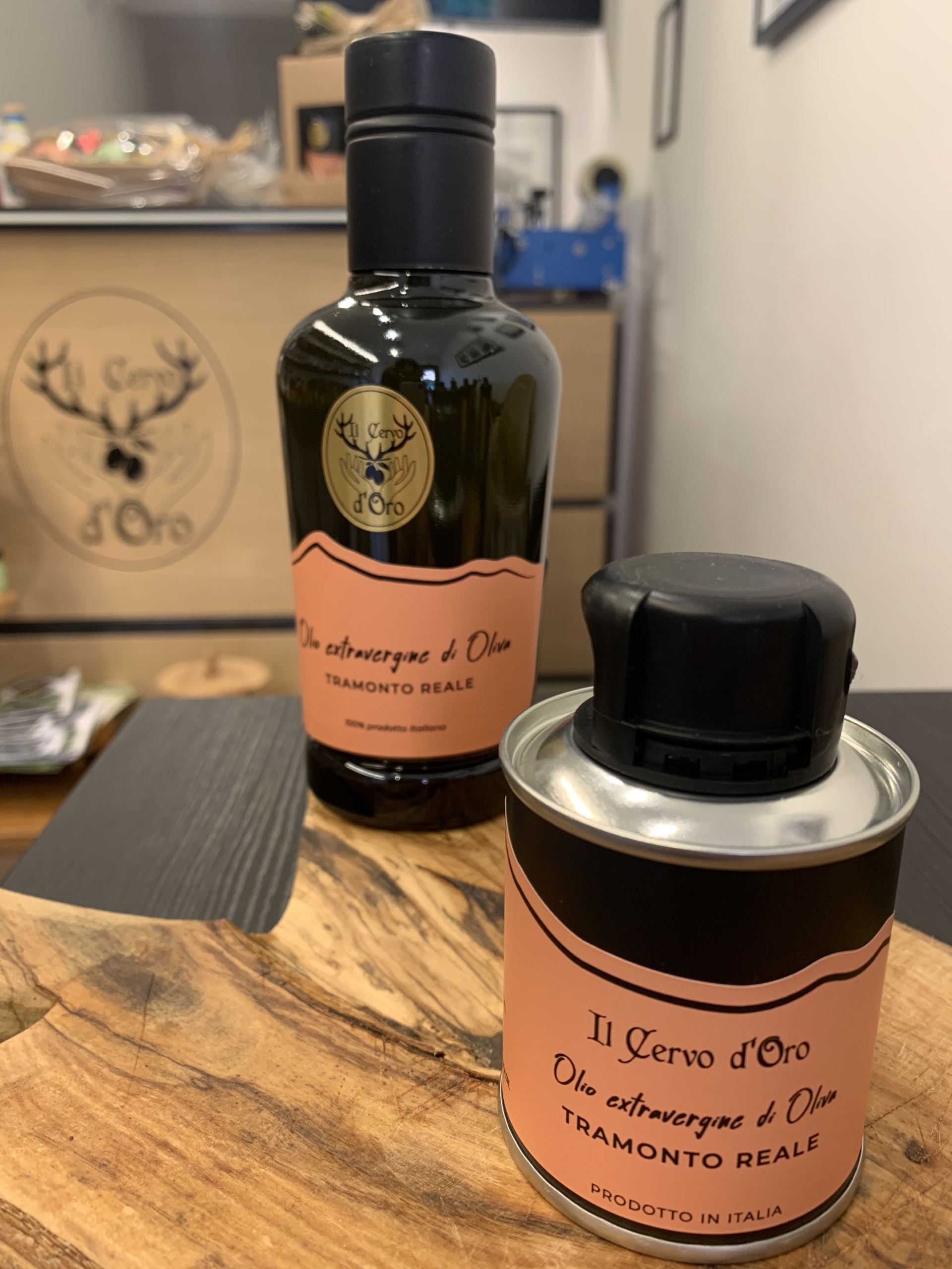 Il Cervo D'Oro Olio Extravergine di Oliva di categoria superiore “Tramonto Reale”